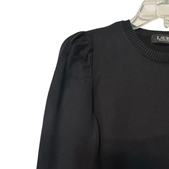 Lauren Ralph Lauren puff sleeve sweater black label - Picture 9 of 11